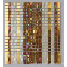Радужная мозаичная золотая мозаичная плитка (HC-28)